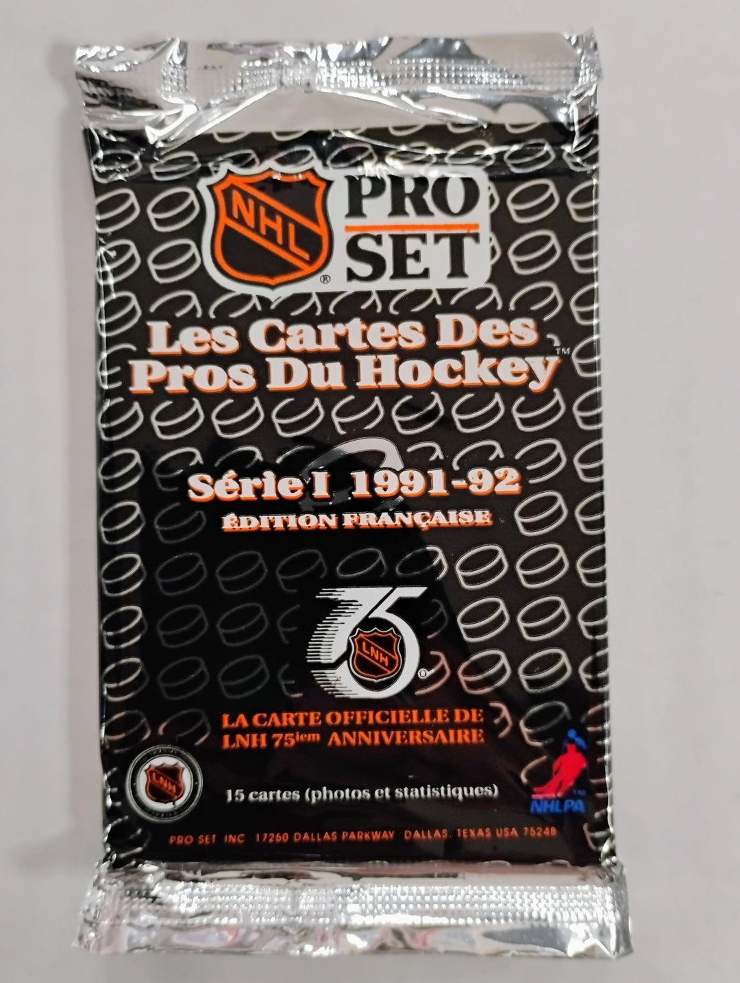 1991-92 Proset French Canadian Hockey Series 1 Sealed Pack