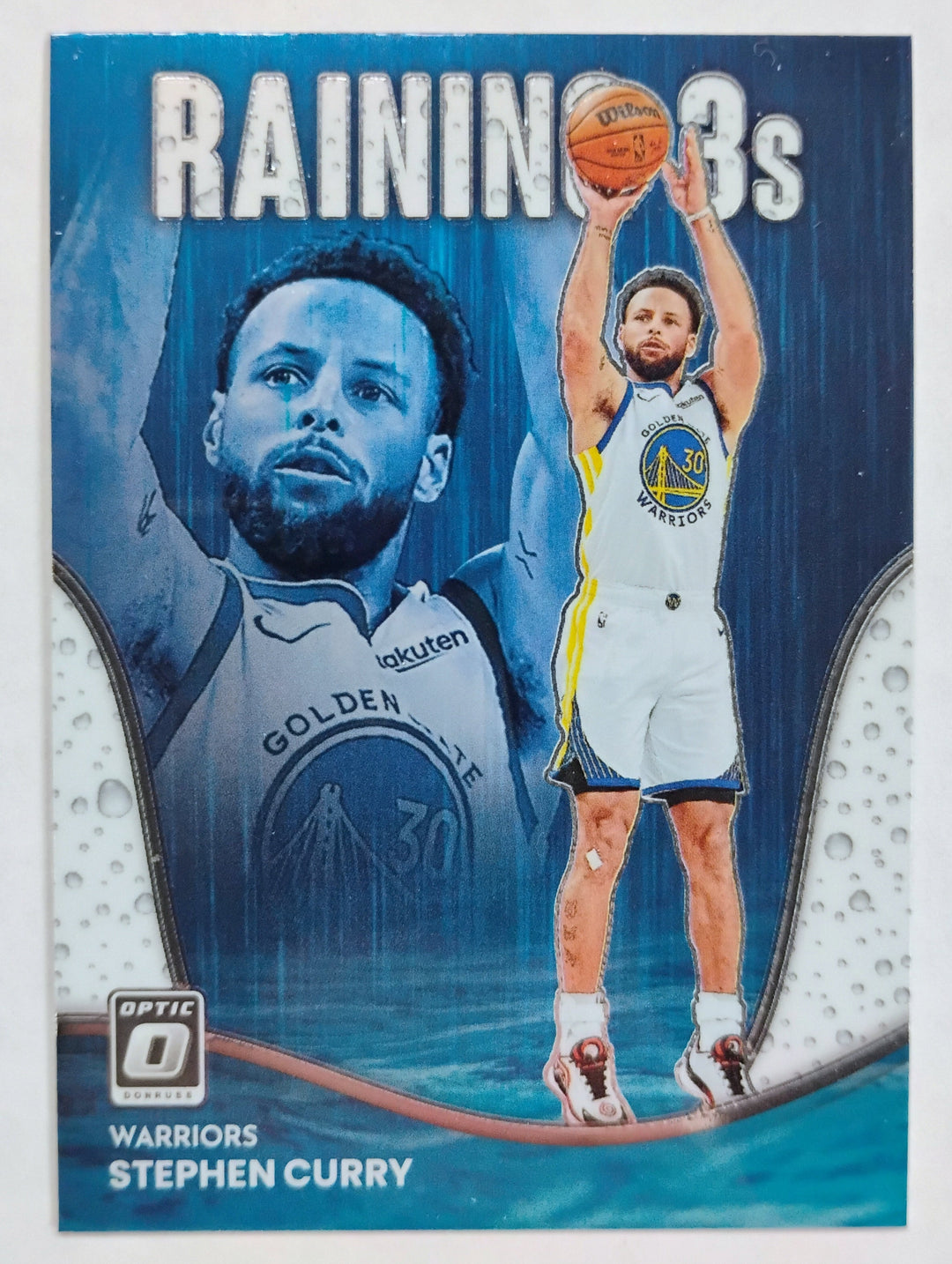 2022-23 Panini Donruss Optic Basketball Stephen Curry #1 Raining 3s