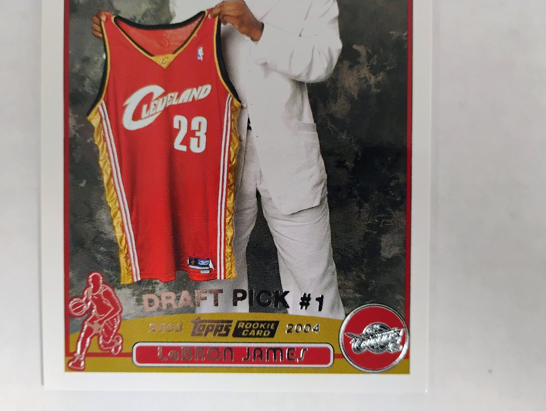 2003-04 Topps Basketball Lebron James RC Draft Pick #221