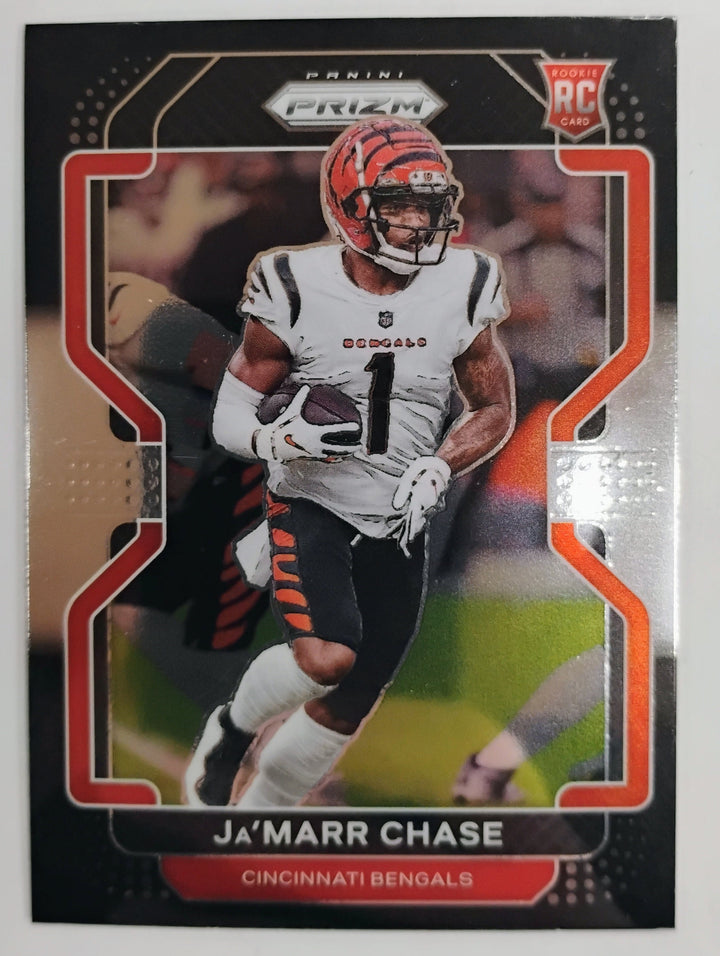 2021 Prizm Black Chronicles Football Ja'Marr Chase RC #PB-9
