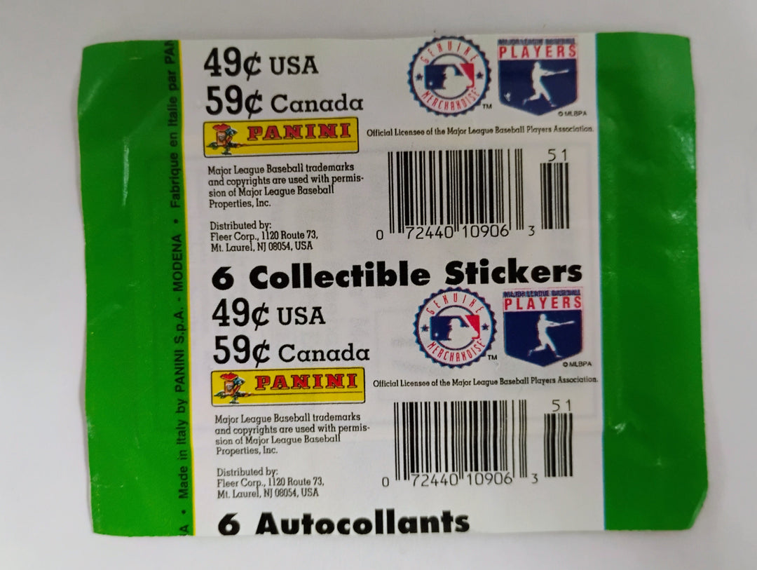 1995 Fleer Baseball All-Star Stickers Pack