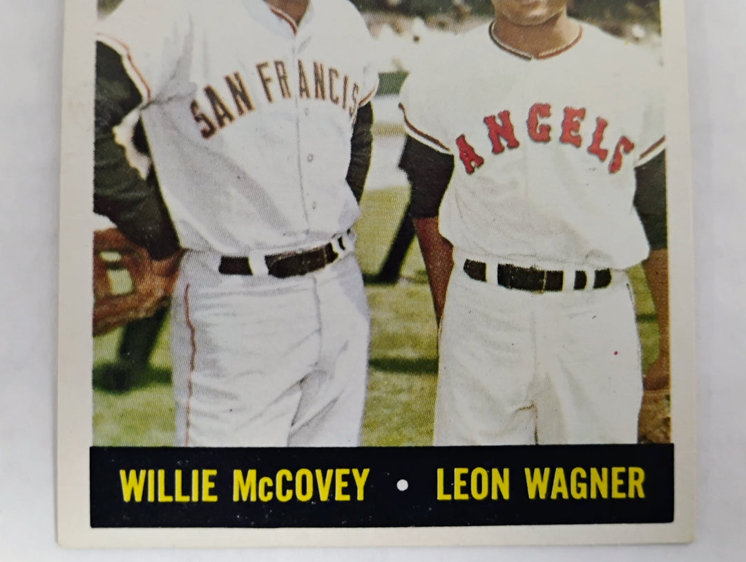 1964 Topps Baseball Friendly Foes McCovey/Wagner #41 NM-Mint