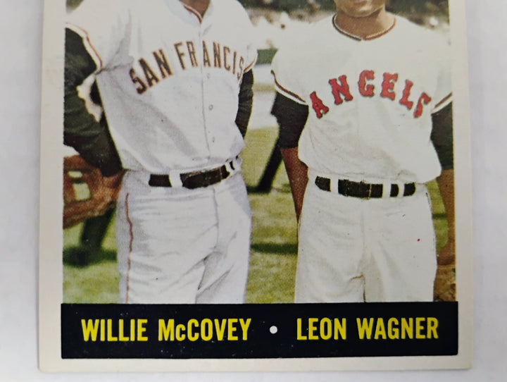 1964 Topps Baseball Friendly Foes McCovey/Wagner #41 NM-Mint
