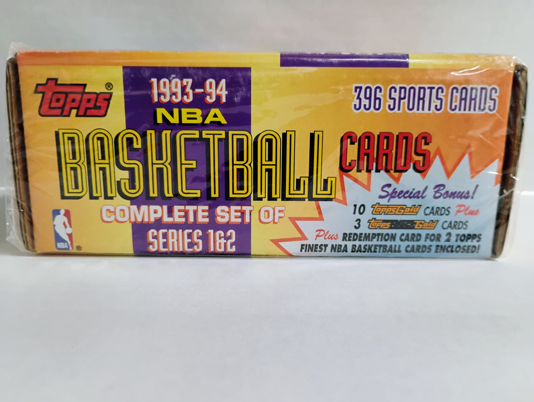 1993-94 Topps Series 1 & 2 Basketball Complete Factory Sealed Set