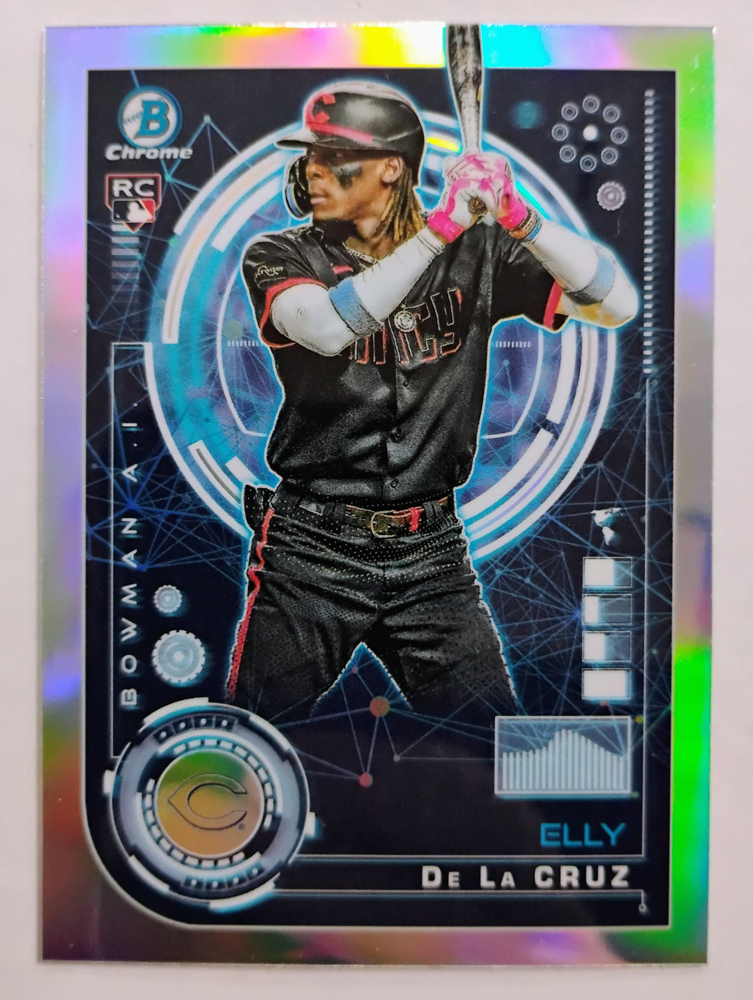 2024 Bowman Chrome Baseball Elly De La Cruz #BAI -1
