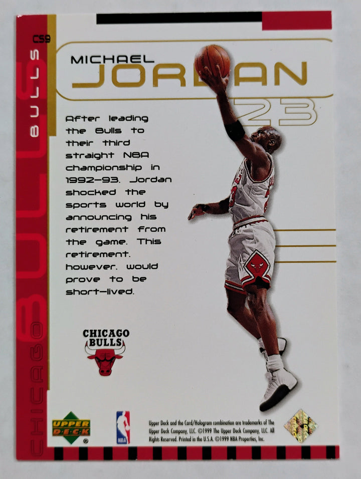 1999-00 Upper Deck Basketball Michael Jordan #CS9 Center Stage