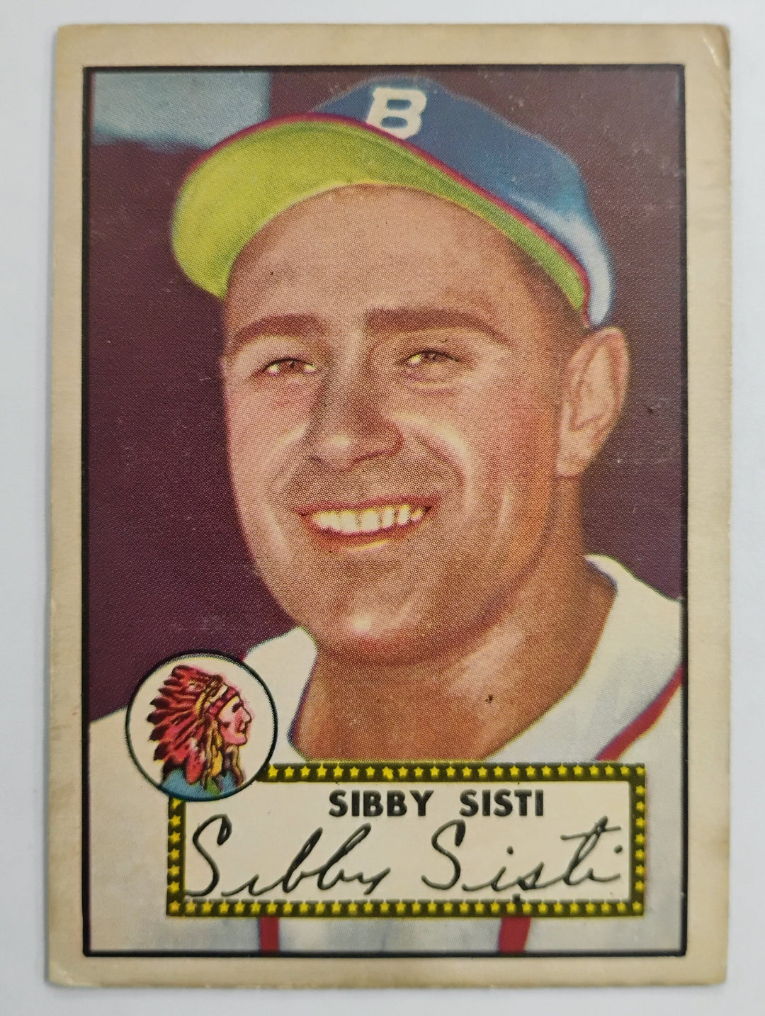 1952 Topps Baseball Sibby Sisti #293 Red Back