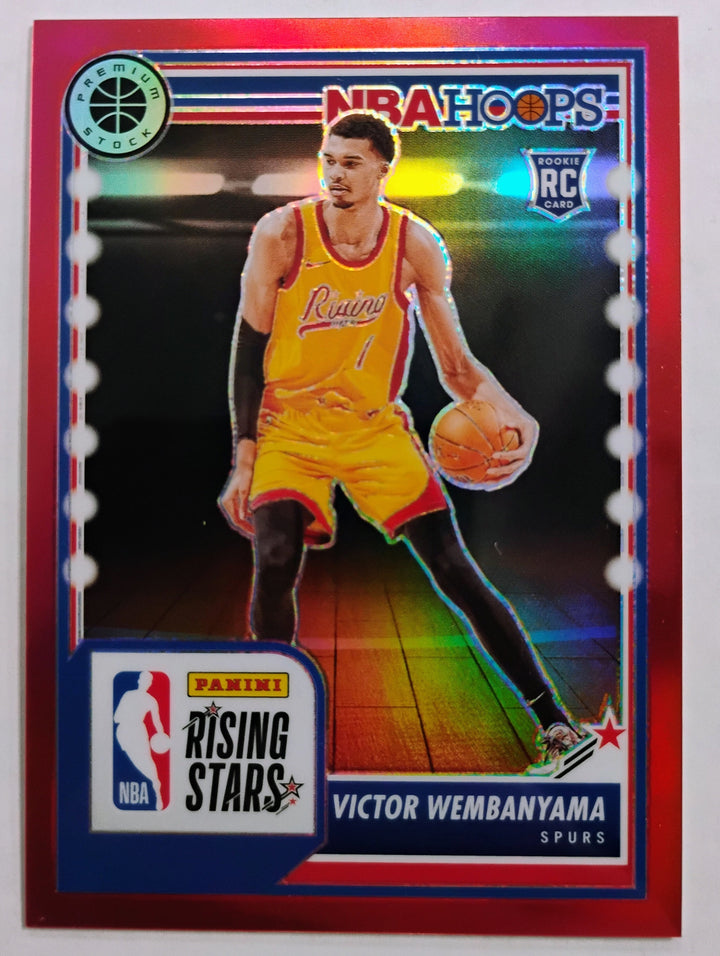 2023-24 Panini Premium Stock Basketball Victor Wembanyama #282 Red Prizm RC 267/275