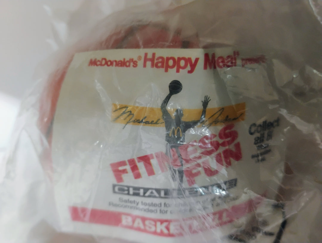 1991 Mcdonalds Michael Jordan Fitness Fun Basketball Sealed
