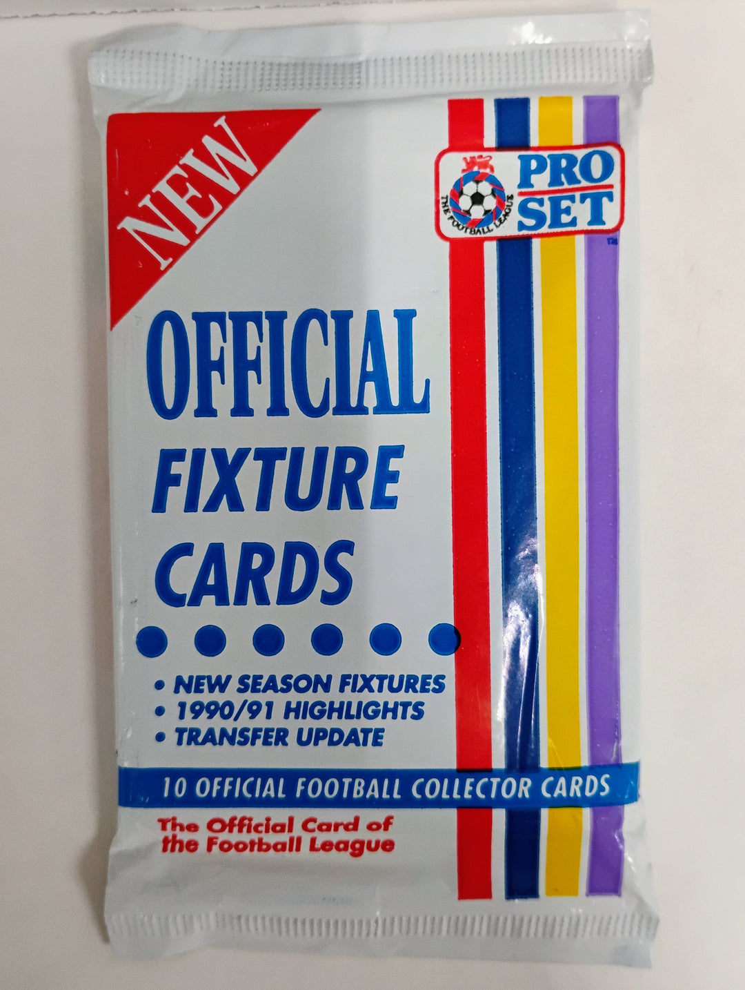 1990-91 Pro Set Soccer Sealed Pack