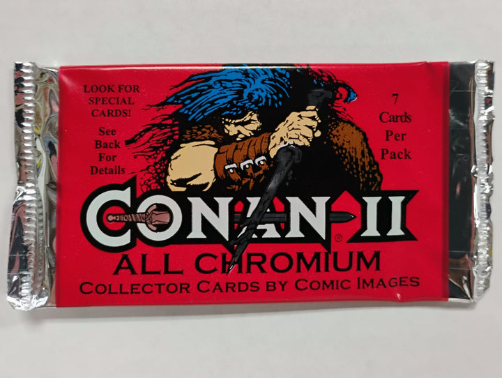 1994 Comic Images Conan II All Chromium Trading Card Sealed Pack