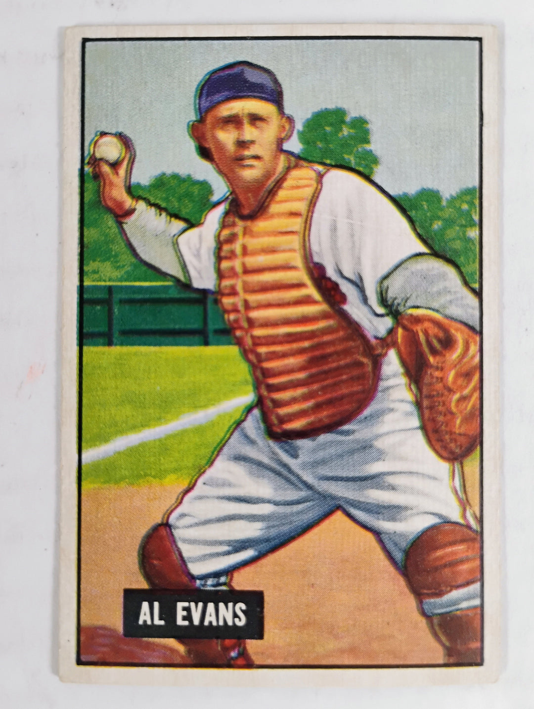 1951 Bowman Baseball Al Evans #38 NM-Mint Partial Set Break