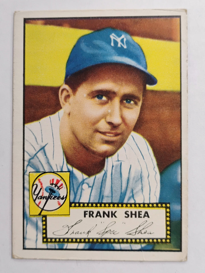 1952 Topps Baseball Frank Shea #248 Red Back