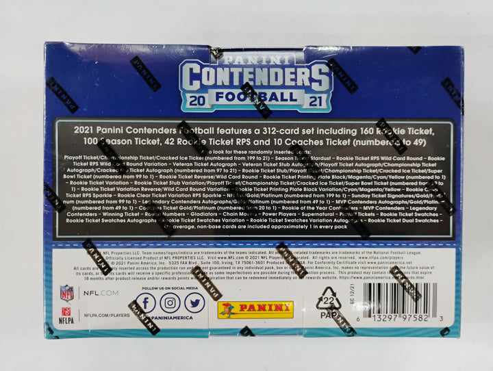 2021 Panini Contenders Football Mega Box Retail Exclusive Rookie Ticket