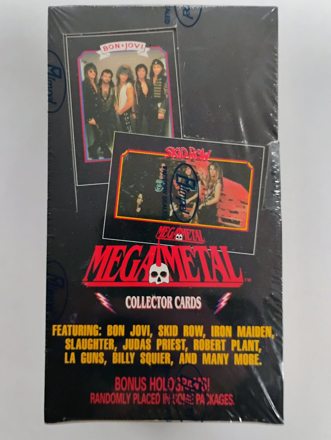 1991 Mega  Metal Collector Cards Sealed Box