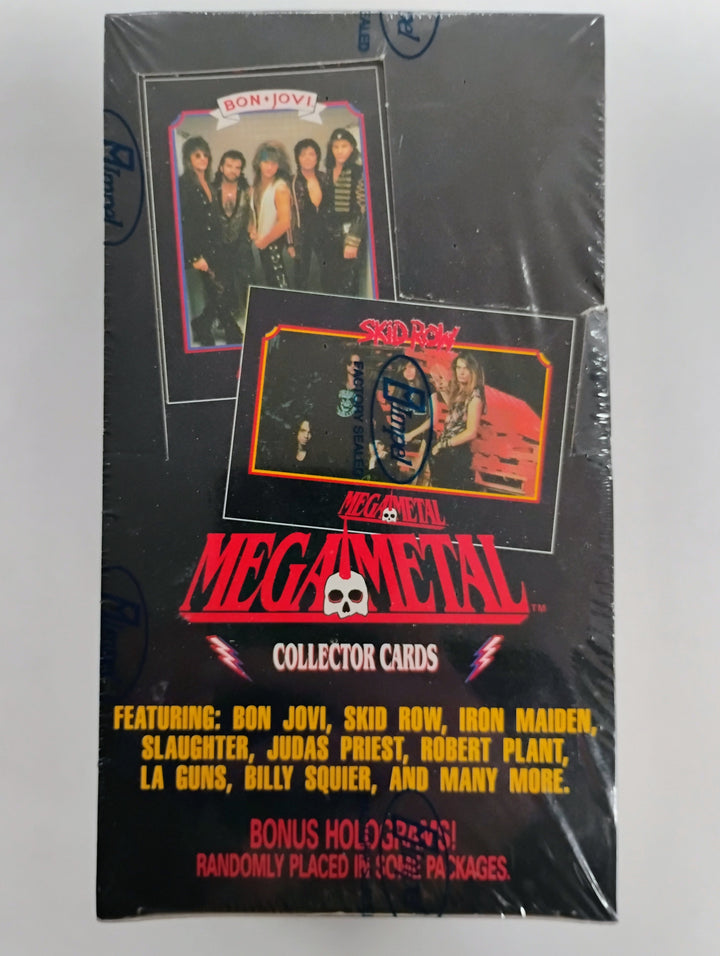 1991 Mega  Metal Collector Cards Sealed Box