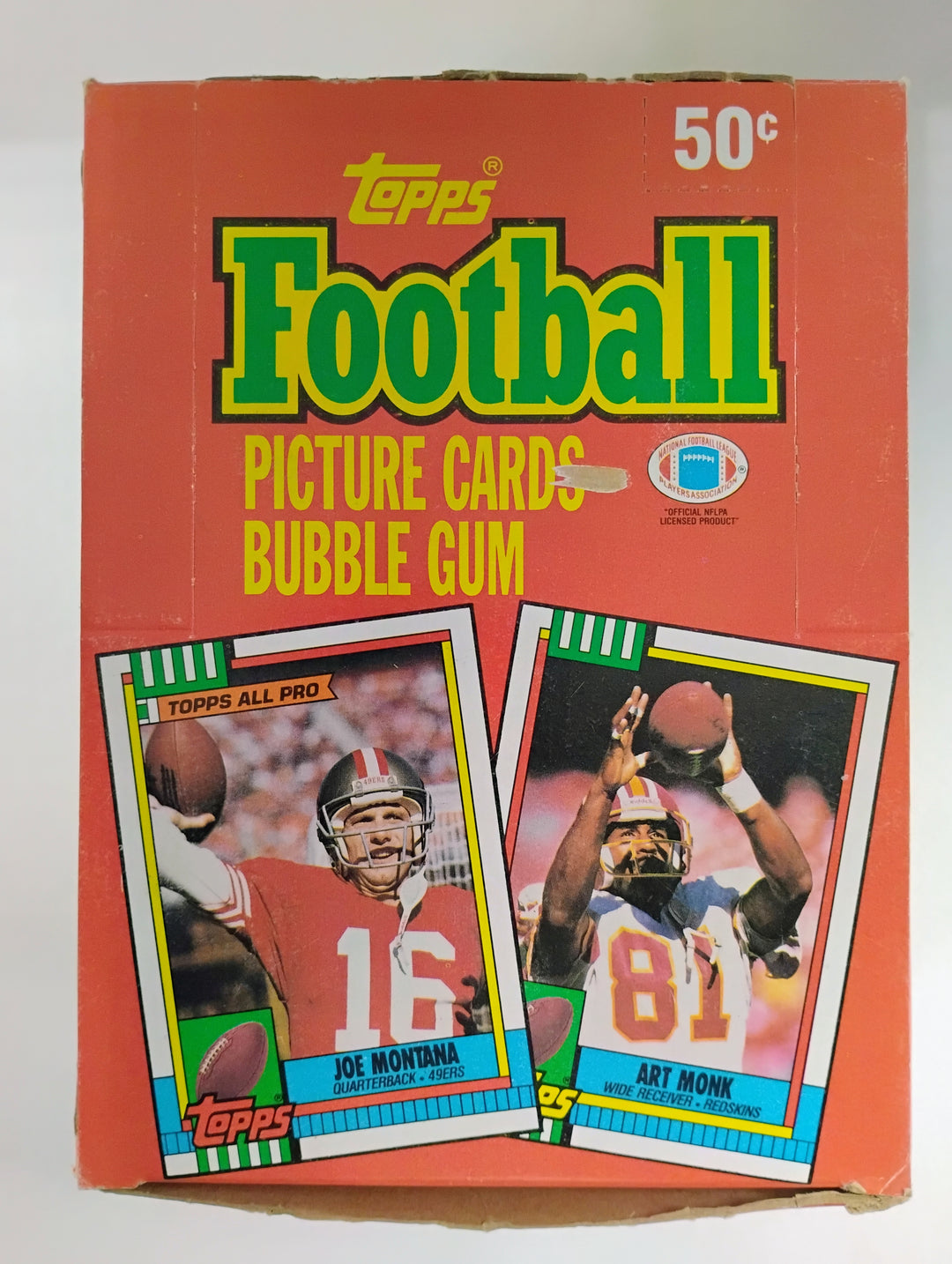 1990 Topps Football Wax Box