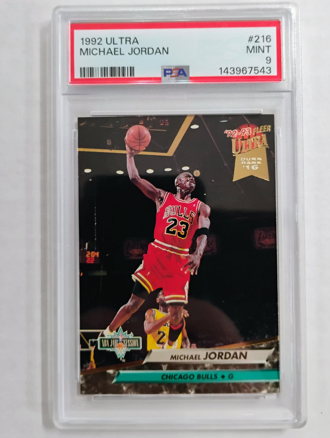 1992 Ultra Michael Jordan #216 PSA 9