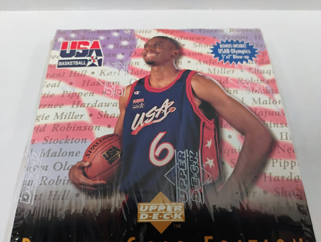 1996 Upper Deck USA Basketball Deluxe Gold Edition Sealed Box