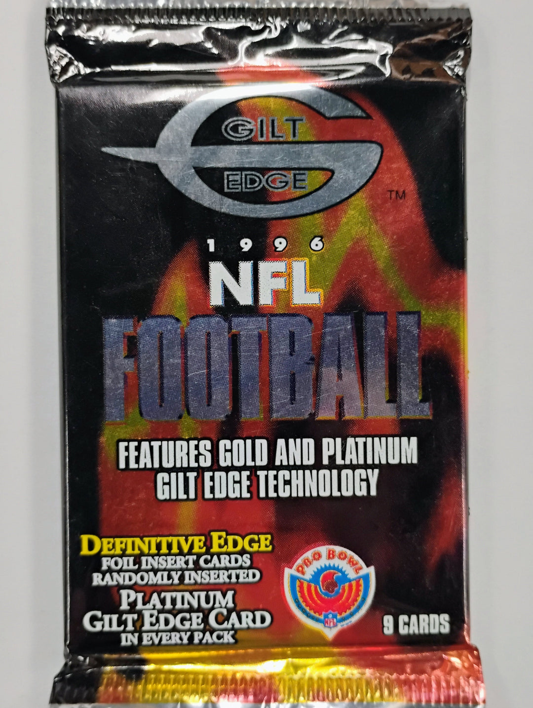 1996 Topps Gilt Edge Football Sealed Pack