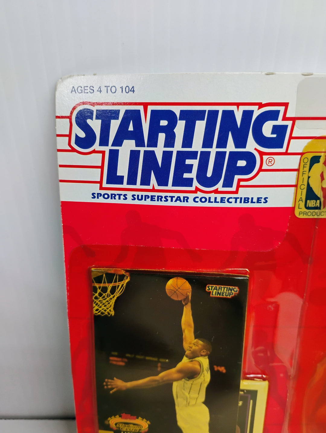 1993 Starting Lineup Larry Johnson Exclusive Topps Cards