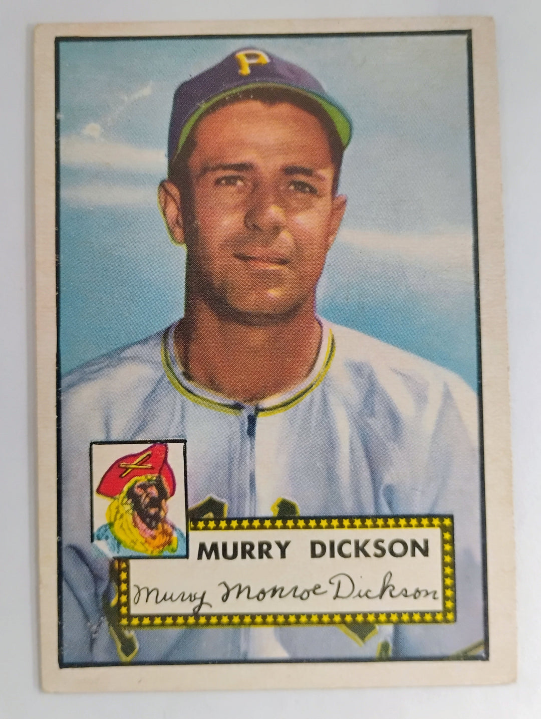 1952 Topps Baseball Murry Dickson # 266 Red Back