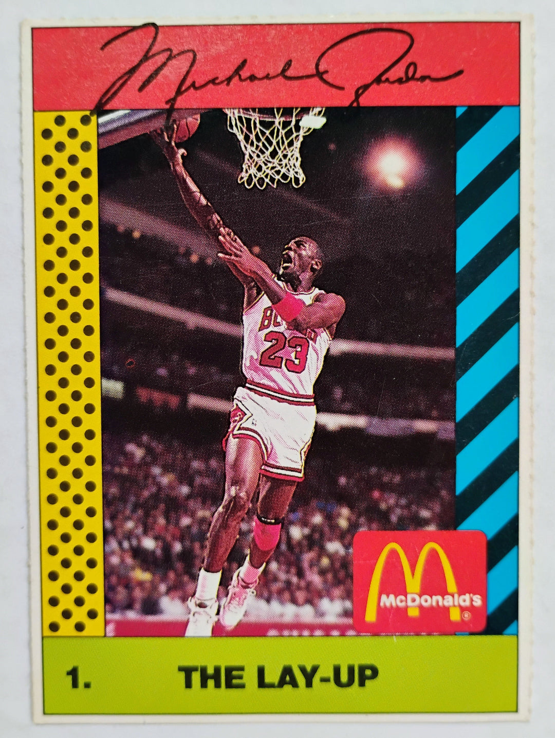 1990 McDonald's Basketball Michael Jordan #1 The Lay-Up