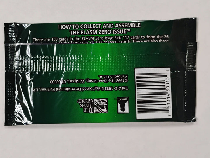 1993 Defiant Plasm Zero Issue Trading Card Sealed Pack