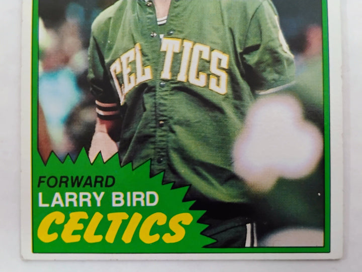 1981 Topps Basketball Larry Bird #4