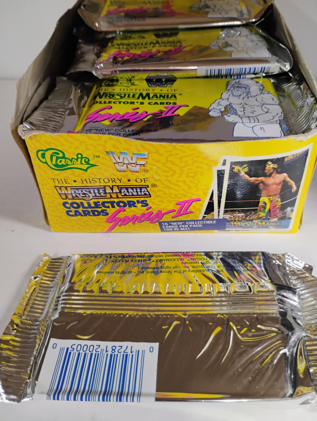 1990 Classic WWF Wrestle Mania Series 2 Sealed Pack