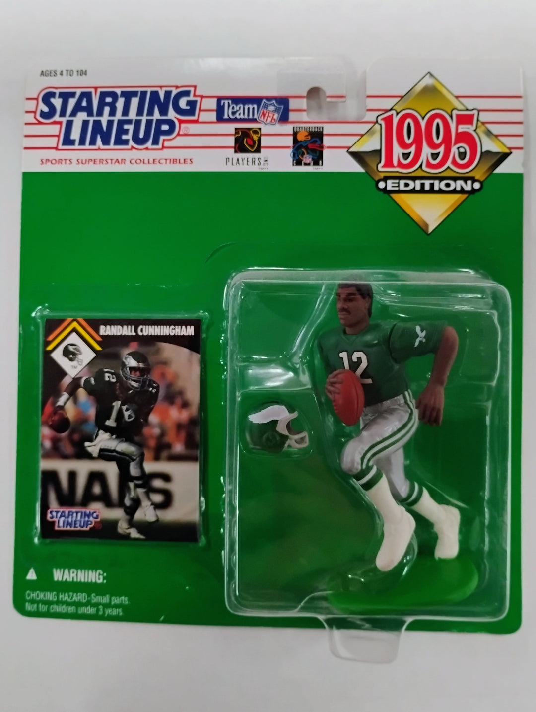 1995 Kenner Starting Lineup Football Randall Cunningham Sealed