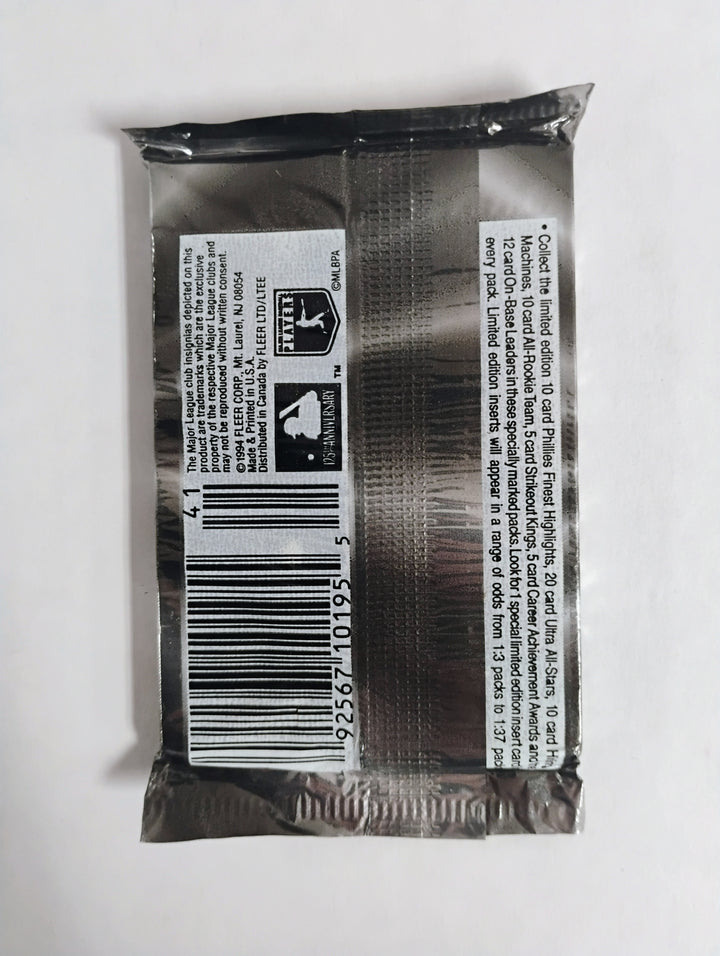 1994 Fleer Ultra Series 2 Baseball Sealed Wax Pack