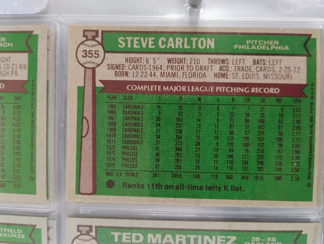 1976 Topps Baseball Complete Set EX-Mint