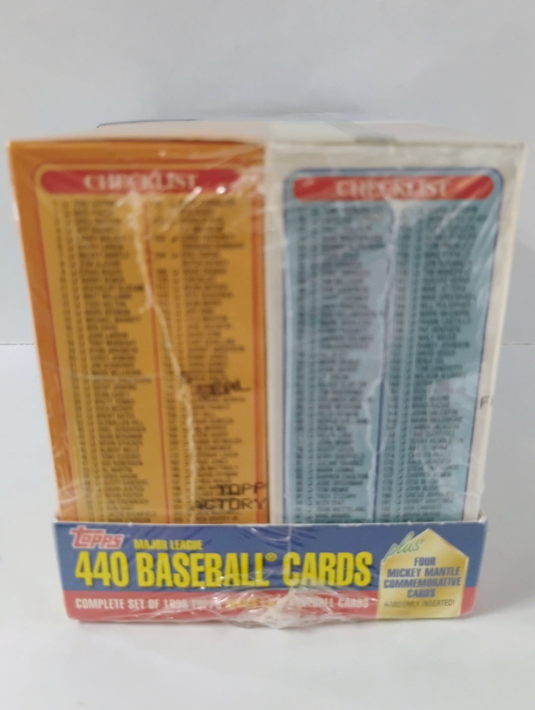 1996 Topps Baseball 4 Cereal Box Complete Series I & II Sealed Set