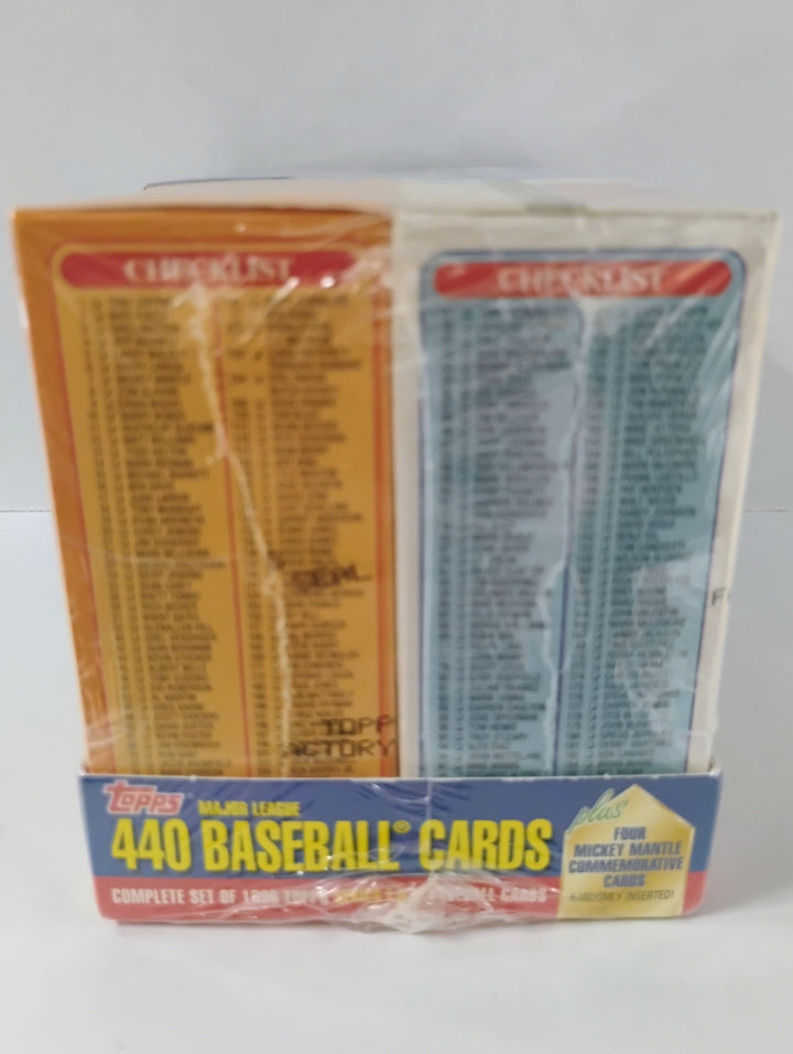 1996 Topps Baseball 4 Cereal Box Complete Series I & II Sealed Set