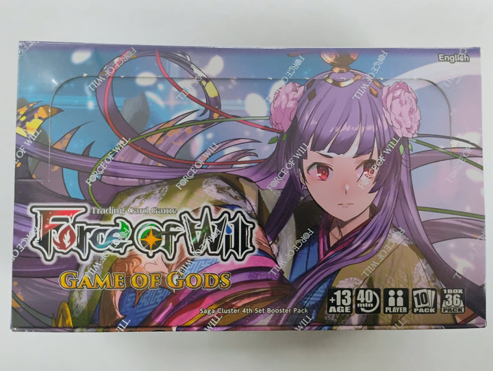 Force Of Will Game Of Gods Booster Box English