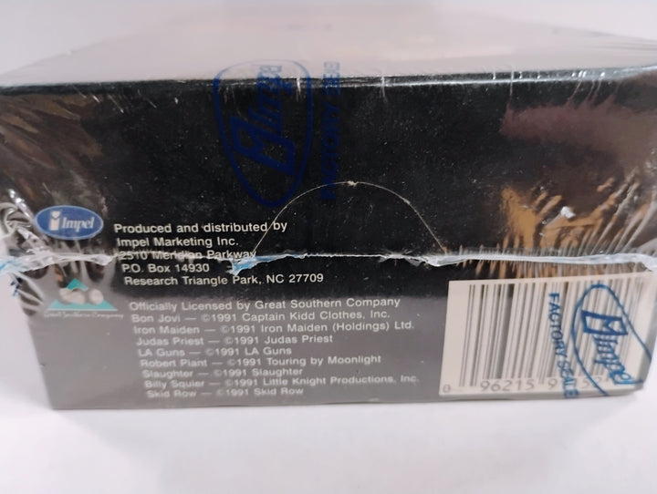 1991 Mega  Metal Collector Cards Sealed Box
