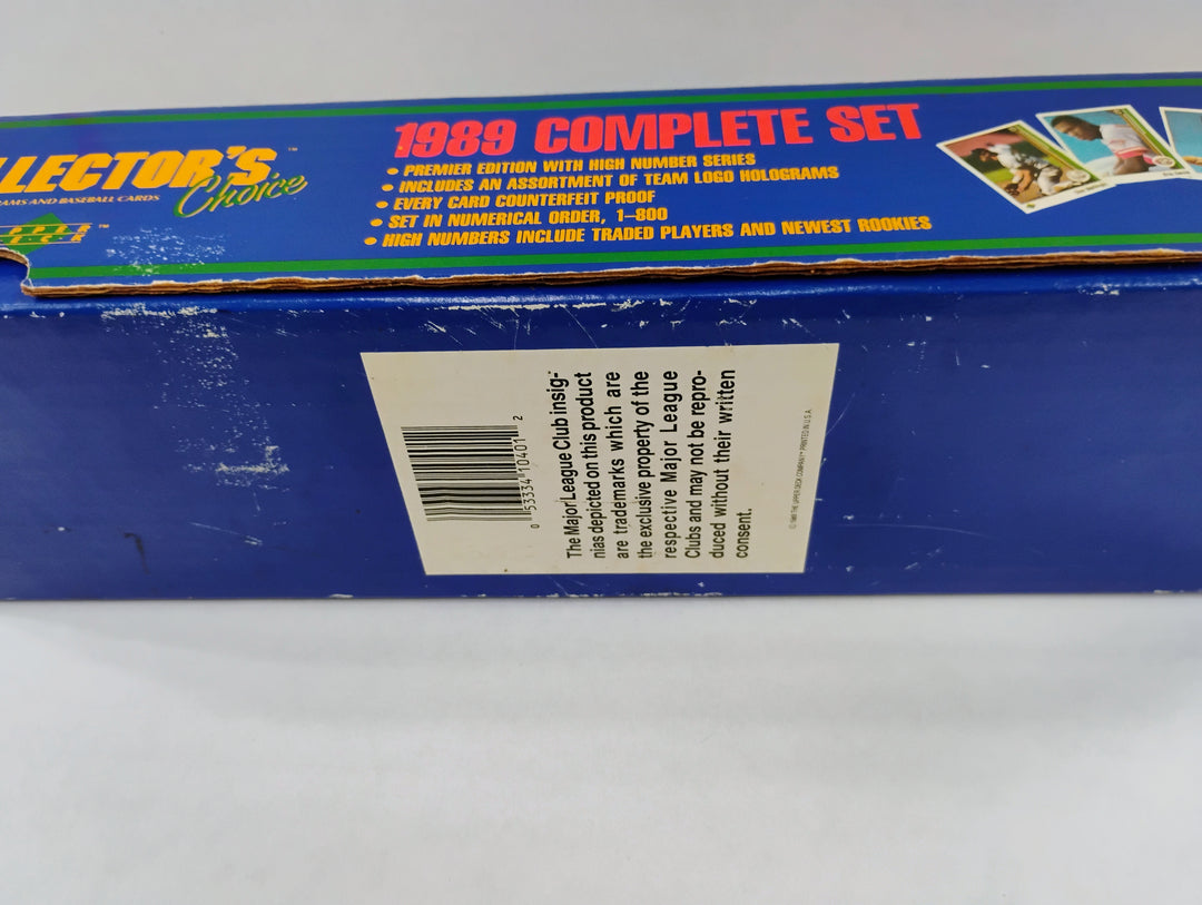 1989 Upper Deck Baseball Complete Factory Set