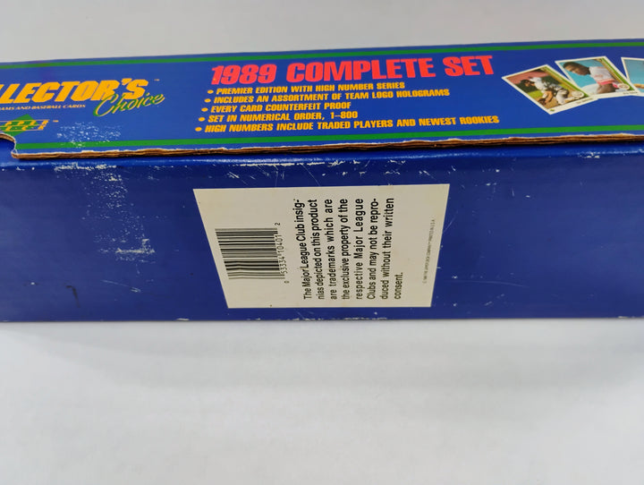 1989 Upper Deck Baseball Complete Factory Set