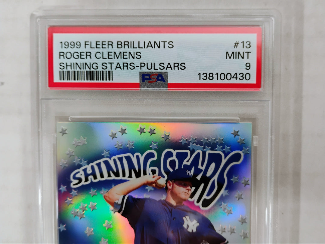 1999 Fleer Brilliants Roger Clemens Shining Stars Pulsars PSA 9 Mint