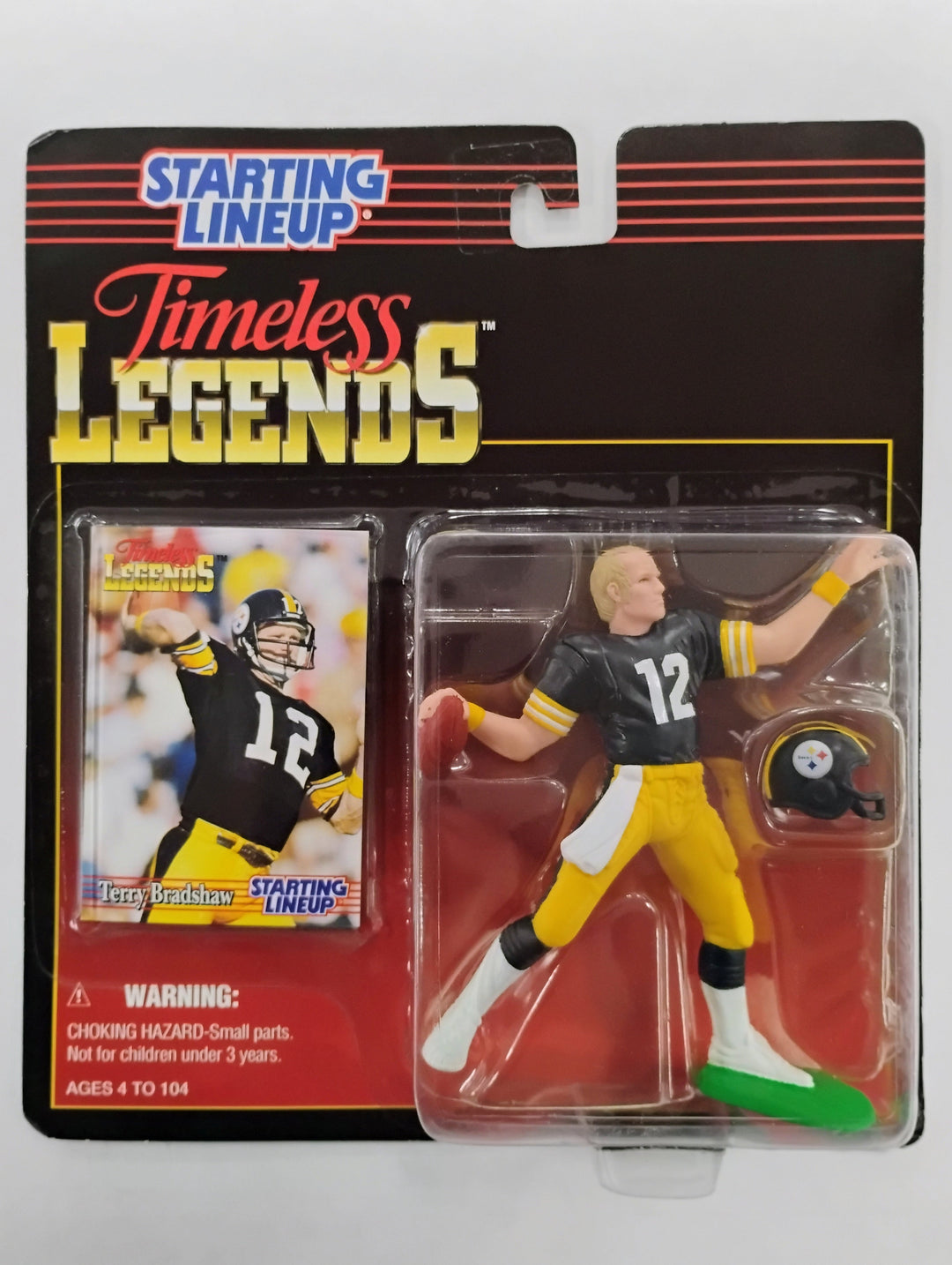 1995 Kenner Starting Lineup Timeless Legends Football Terry Bradshaw Sealed