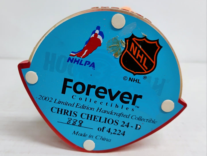 2002 Forever Collectibles "Men Of Ice" Chris Chelios Detroit Red Wings Stanley Cup Champions