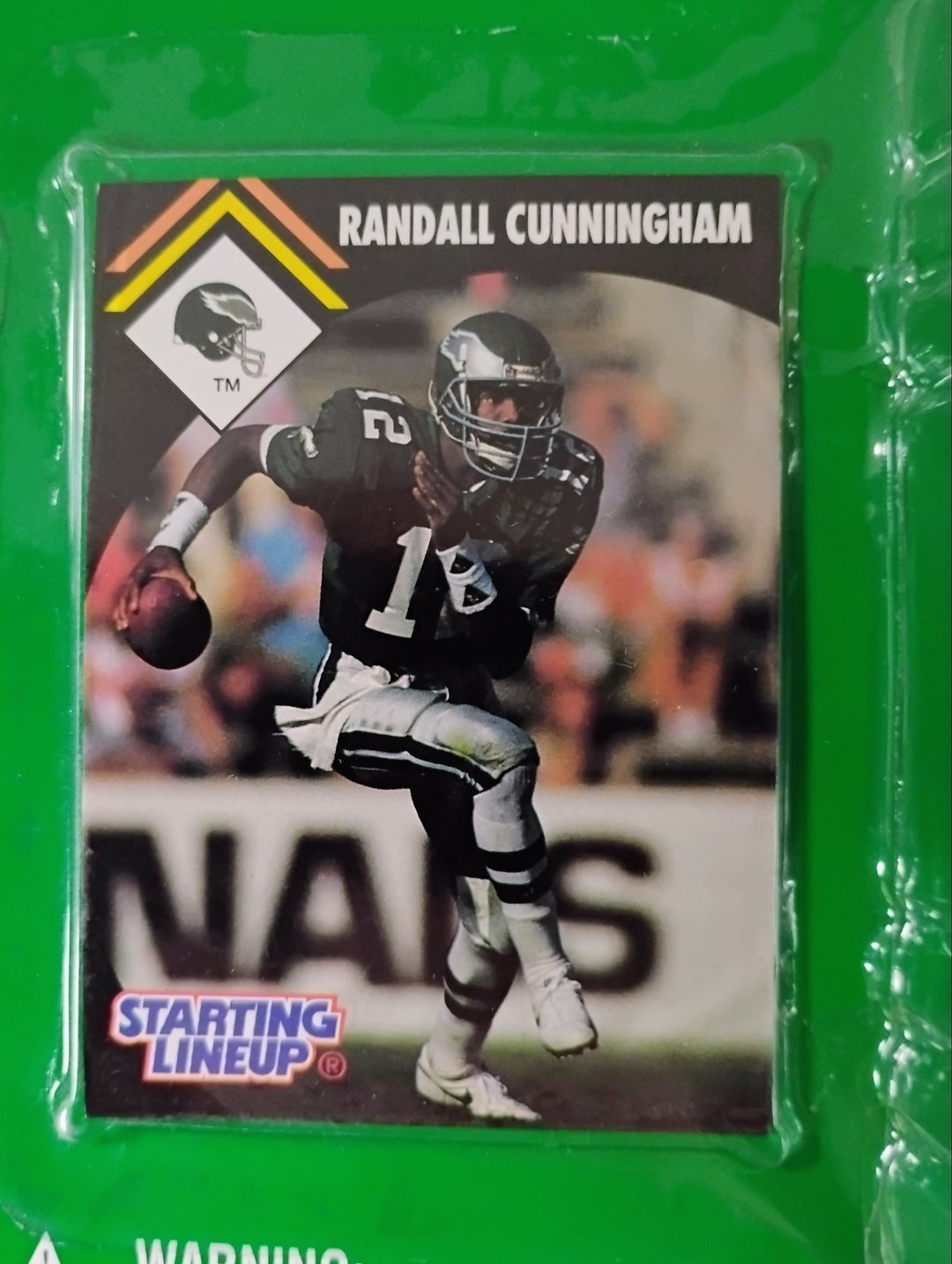 1995 Kenner Starting Lineup Football Randall Cunningham Sealed