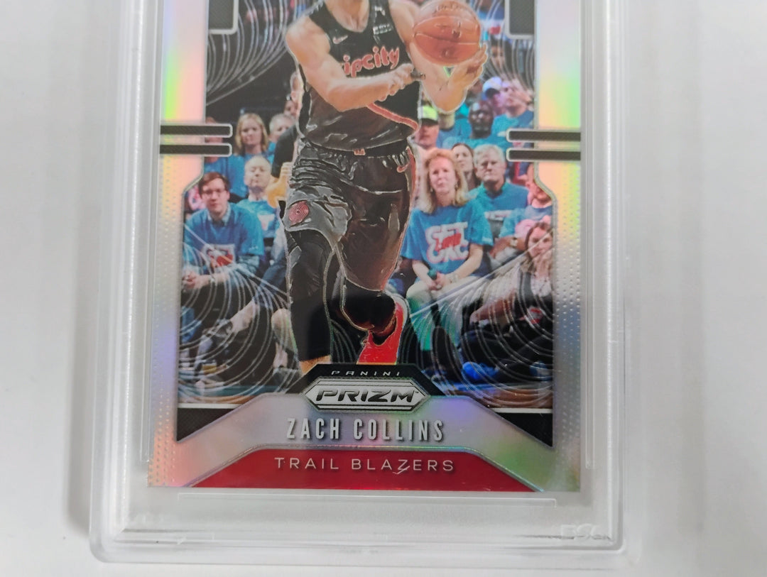 2019 Prizm Basketball Zach Collins #116 Silver Prizm PSA 10 GEM MT