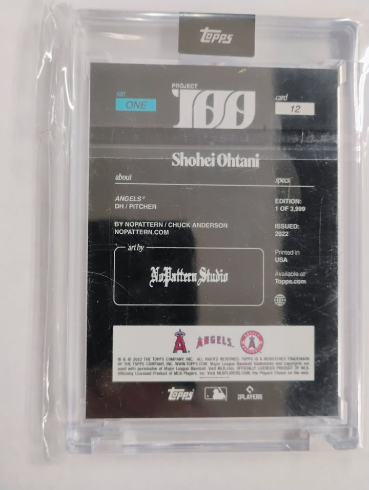 2022 Topps Project 100 Baseball Shohei Ohtani #12