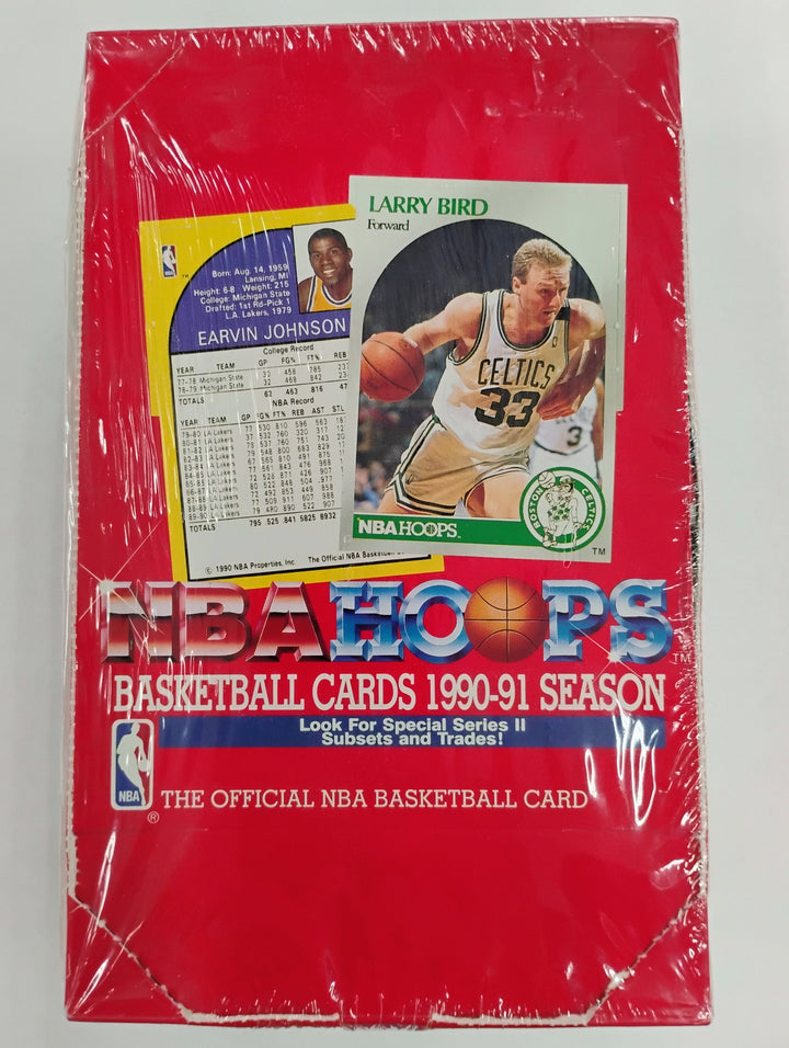 1990-91 NBA Hoops Basketball Series II Sealed Box