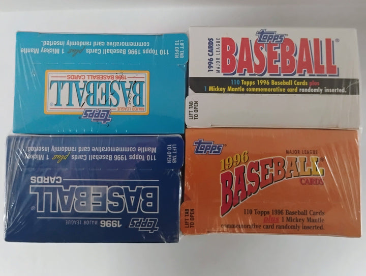 1996 Topps Baseball 4 Cereal Box Complete Series I & II Sealed Set