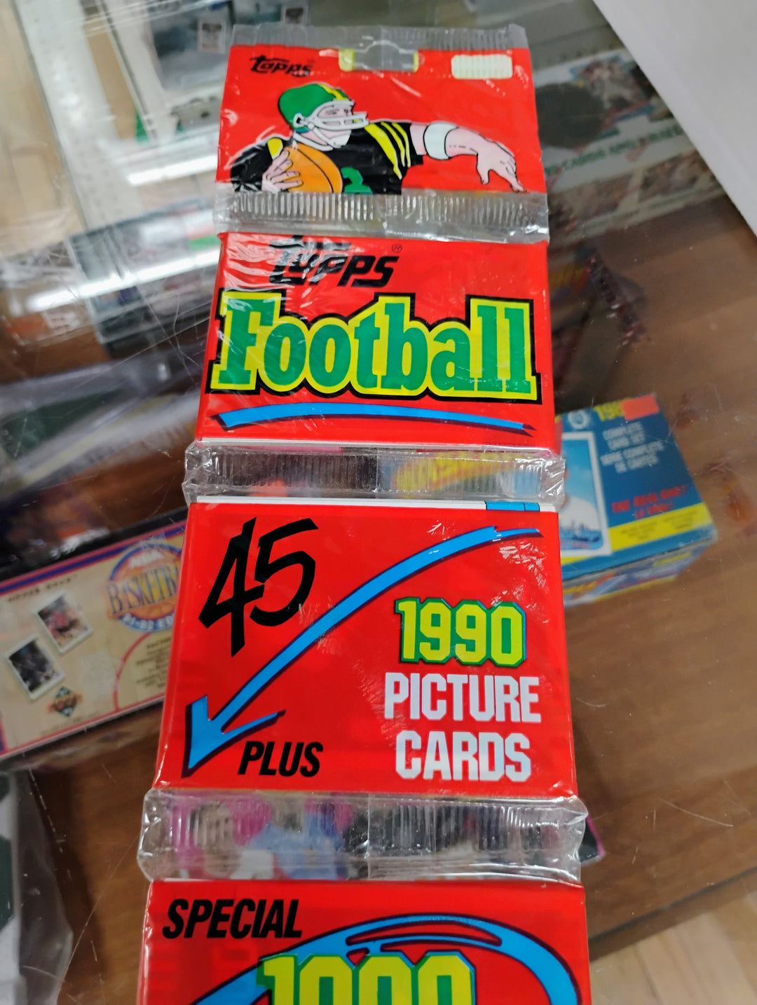 1990 Topps Football Sealed Rack Pack