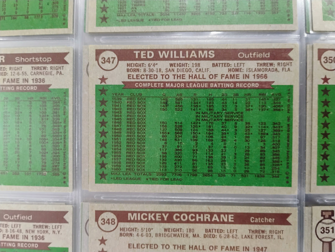 1976 Topps Baseball Complete Set EX-Mint