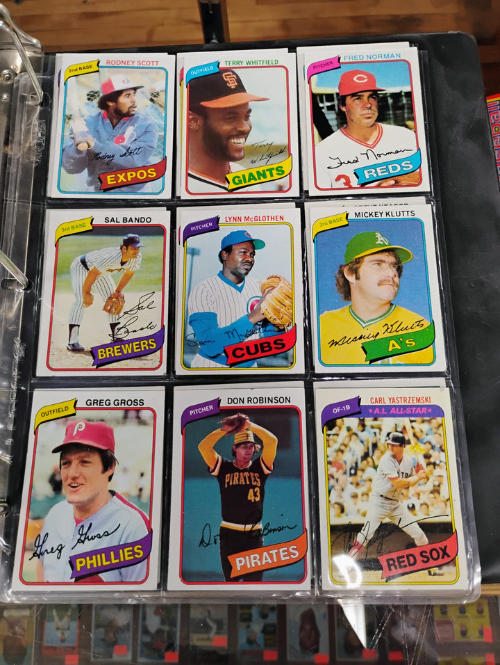 1980 Topps MLB Topps Complete Set